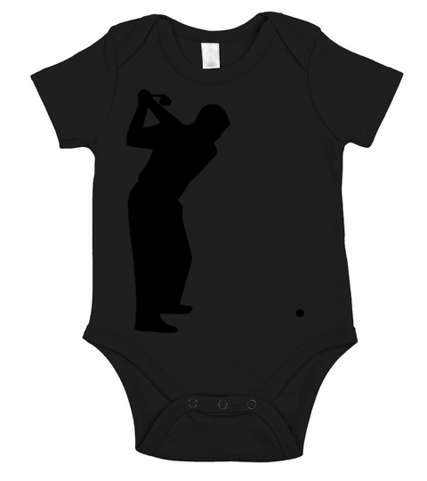 golf golfer golfen spielen player ball sports1 Short Sleeve Baby One-Piece