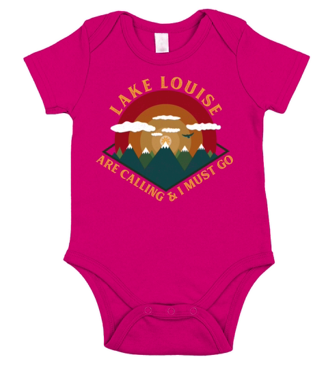 Lake Louise Alberta Canada Short Sleeve Baby One-Piece