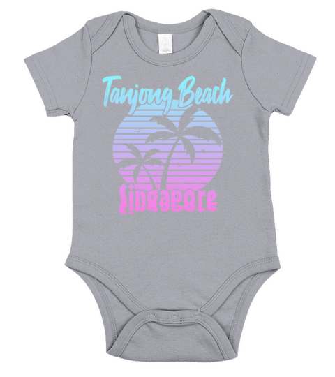 Tanjong Beach Singapore Short Sleeve Baby One-Piece