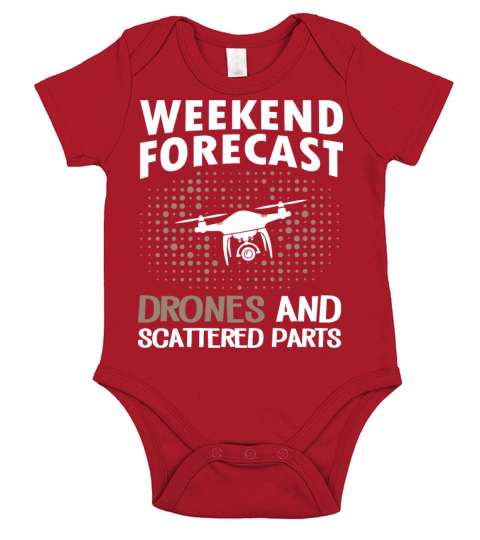 Weekend Forecast Drones Short Sleeve Baby One-Piece