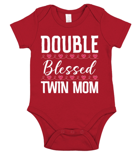 Womens Twin Mama Twin Mom to Be Pregnancy Short Sleeve Baby One-Piece