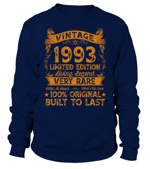 30 Year Old Gifts Vintage 1993 Limited Edition 30t Sweatshirt Unisex