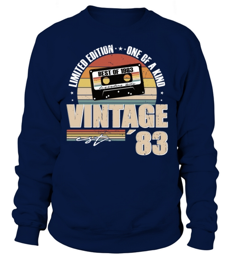 40th birthday vintage 1983 born in 1983 Sweatshirt Unisex