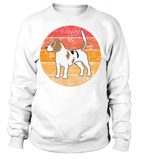 Beagle Dog Lover Retro Vintage Gift Sweatshirt Unisex