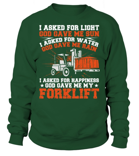 Certified Forklift Truck Operator Sweatshirt Unisex