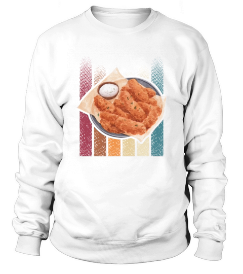 chicken tenders vintage design Sweatshirt Unisex