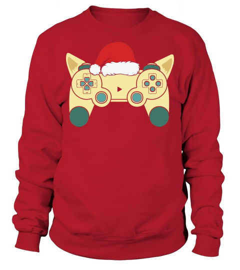 Gamer Indoors Cat Game Controller Sweatshirt Unisex