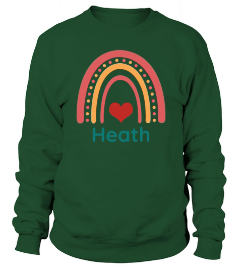 Heath Vintage Boho Rainbow Sweatshirt Unisex