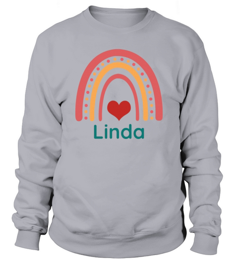 Linda Vintage Boho Rainbow Sweatshirt Unisex