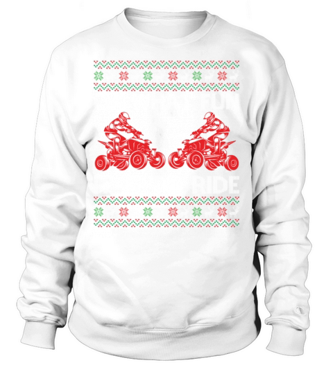 Quad Ugly Christmas Saying Quote Oh What Fun It Is Sweatshirt Unisex