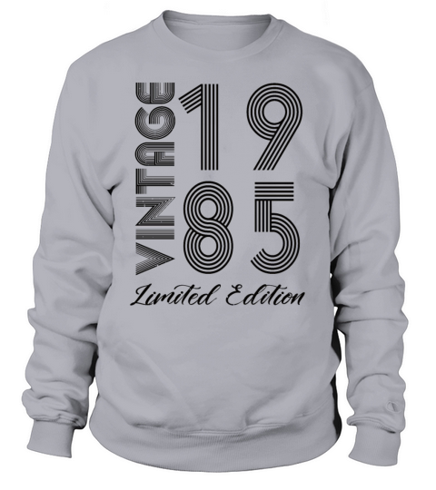 Vintage 1985 Vintage Birthday Retro Vintage Sweatshirt Unisex