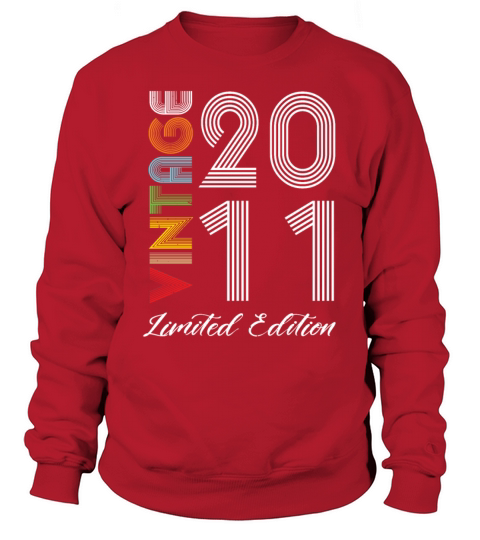Vintage 2011 Vintage Birthday Retro Vintage Sweatshirt Unisex