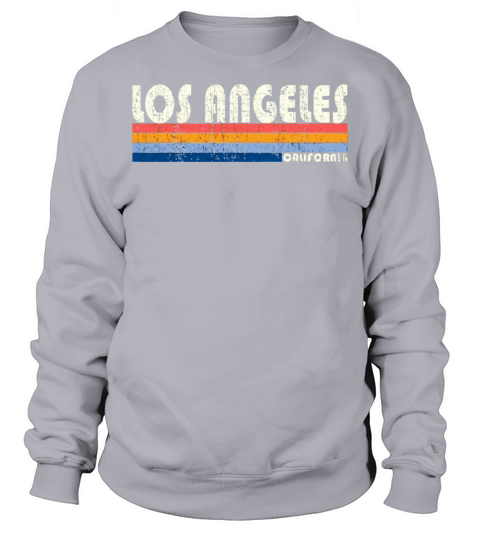 Vintage 70S 80S Style Los Angeles Ca Sweatshirt Unisex