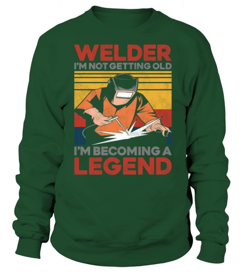 Welder Welding Vintage Retro Sweatshirt Unisex