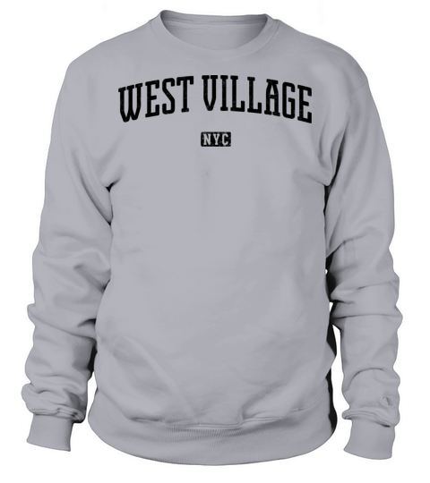 West Village New York City Vintage Sweatshirt Unisex