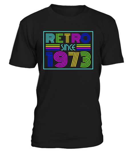 1973 Vintage born in Retro age Birthday gift idea T-Shirt Unisex
