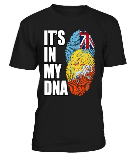 Fijian And Bhutanese Mix Heritage DNA Flag T-Shirt Unisex