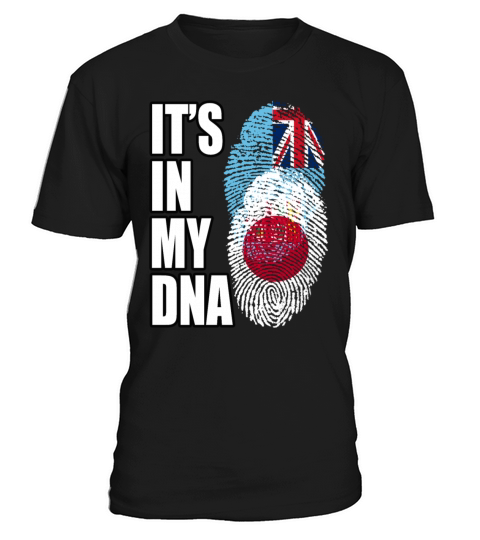 Fijian And Japanese Mix Heritage DNA Flag T-Shirt Unisex