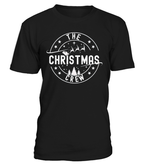The Christmas Crew Funny Matching Pajama Group T-Shirt Unisex
