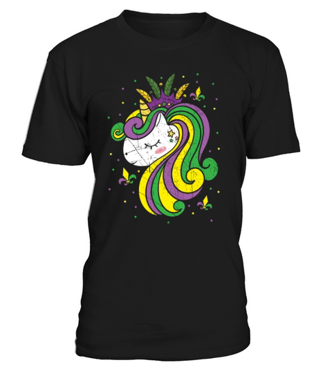 Unicorn Lover Mardi Gras New Orleans Louisiana T-Shirt Unisex