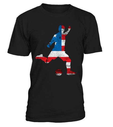 USA Flag Soccer Player American Patriotic Vintage T-Shirt Unisex