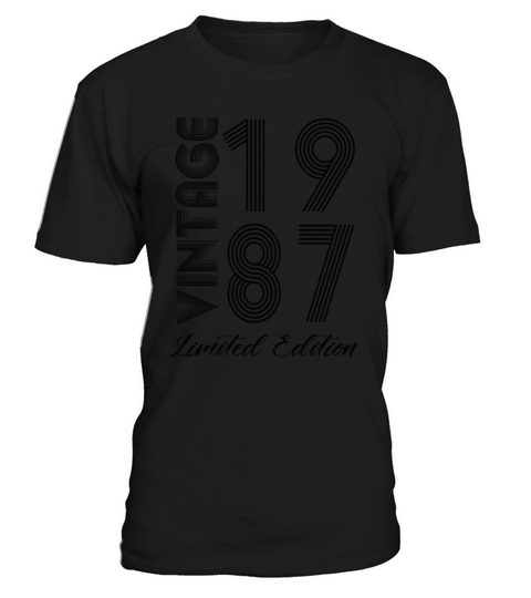 Vintage 1987 Vintage Birthday Retro Vintage T-Shirt Unisex