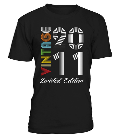Vintage 2011 Vintage Birthday Retro Vintage T-Shirt Unisex