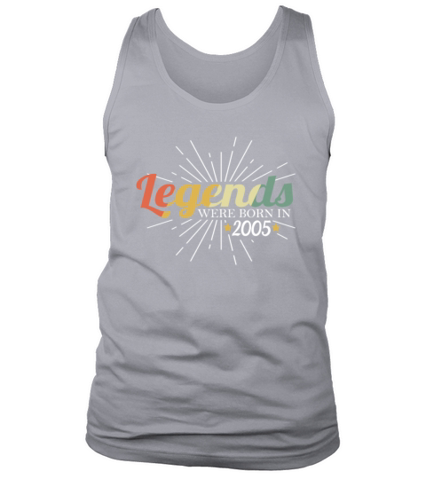 18th Birthday Retro Vintage 2005 Sayings Tank Top Unisex