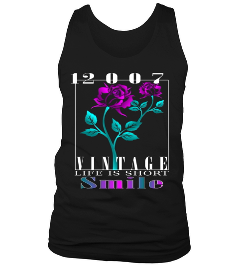 2007 Born Vintage Rose Gift Tank Top Unisex