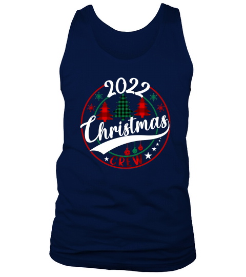 2022 christmas crew Merry Christmas Family Matching Christmas Tank Top Unisex