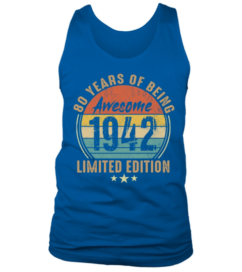 40th Birthday Vintage 1982 Limited Edition 40 Year Tank Top Unisex