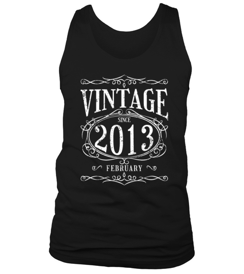 Birthday - Vintage since February 2013 Tank Top Unisex