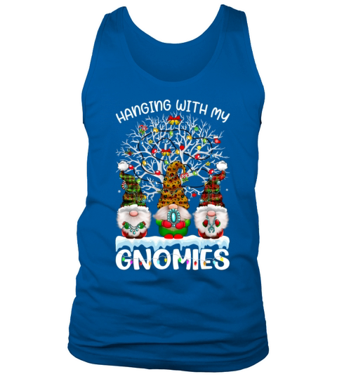 Hanging With My Gnomies Nordic Santa Gnome Christm Tank Top Unisex