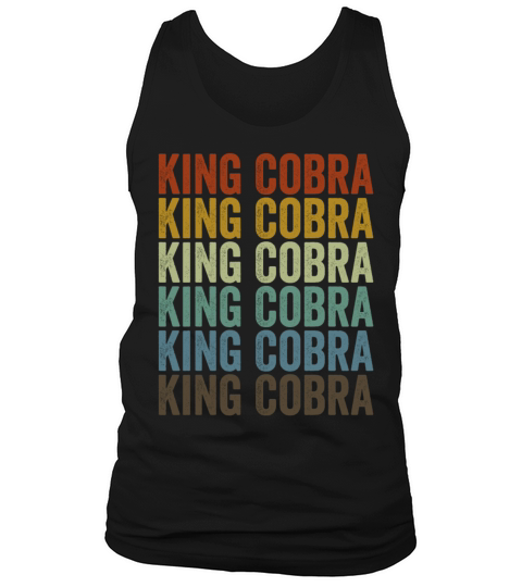 King Cobra Vintage Snake Tank Top Unisex