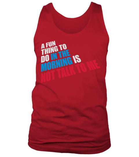 not talk to me Tank Top Unisex