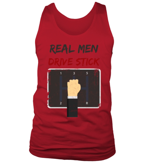 Real Men Stick Racer Gift Racing Friends Sportscar Tank Top Unisex