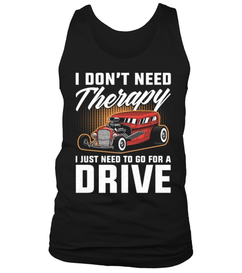 Therapy Hot Rod Classic Car Vintage Hotrod Tank Top Unisex