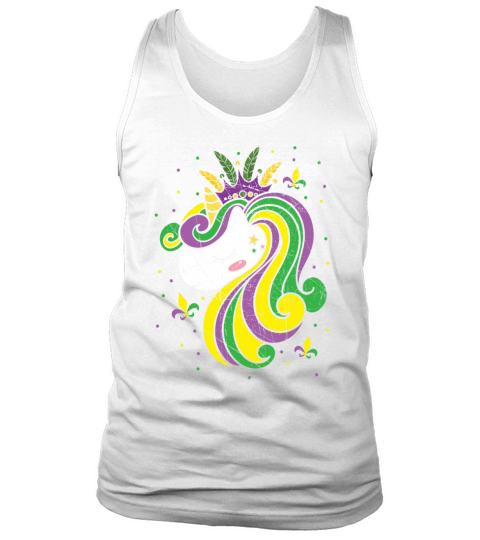Unicorn Lover Mardi Gras New Orleans Louisiana Tank Top Unisex