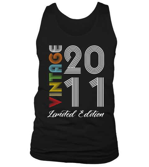 Vintage 2011 Vintage Birthday Retro Vintage Tank Top Unisex