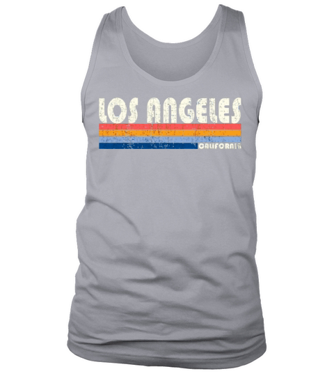 Vintage 70S 80S Style Los Angeles Ca Tank Top Unisex