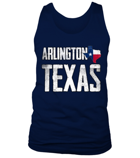 Vintage Arlington Texas Flag Tank Top Unisex