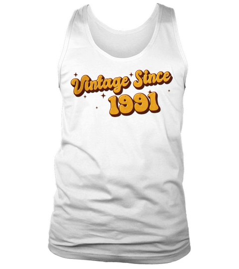 Vintage since 1991 32 Years Old - Groovy 32nd Tank Top Unisex