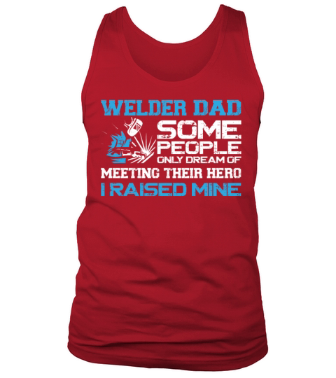 Welder Welding Father Vintage Tank Top Unisex