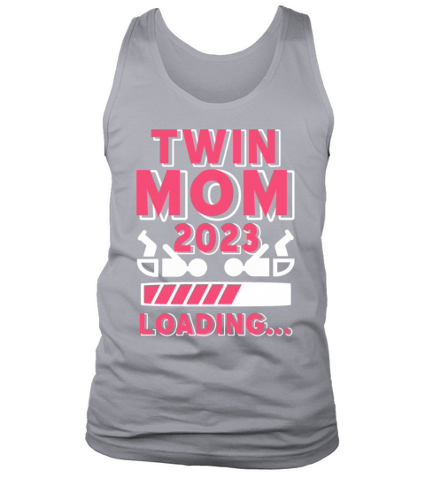 Womens Twin Mama Twin Mom to Be Pregnancy Tank Top Unisex