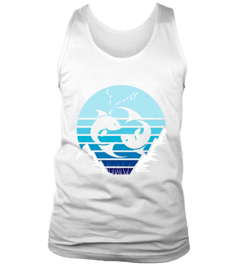 Zodiac Pisces Star Sign Tank Top Unisex