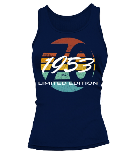 70th birthday men women 70 years 1953 vintage Tank top Woman