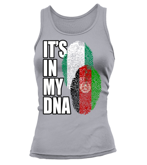 Afghan And Nigerian Mix Heritage DNA Flag Tank top Woman