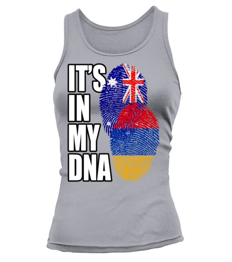 Armenian And Australian Mix Heritage DNA Flag Tank top Woman