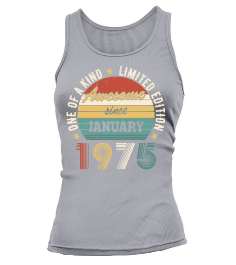 Awesome Since January 1975 Limited Edition Tank top Woman