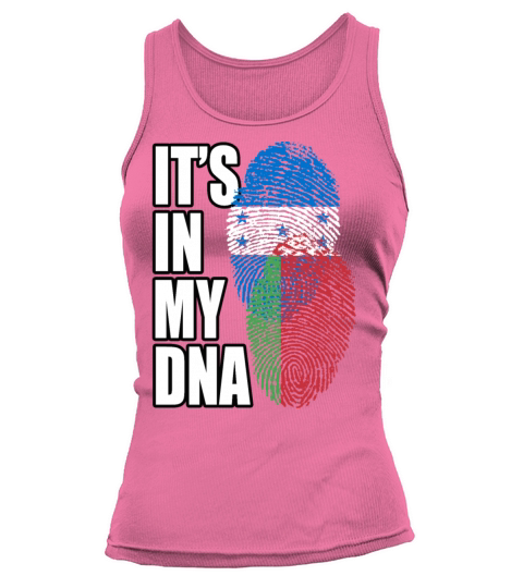Belarusian And Honduran Mix Heritage DNA Flag Tank top Woman